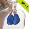 SOLD - Sorry these Rare Sea Glass Earrings are NO LONGER AVAILABLE!