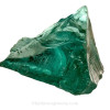 This is an example of blue green slag glass that may have been what this sea glass piece started out as.