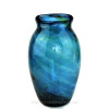 An example of an intact 1800's Hartley Wood Streaky Vase, the verified source of this amazing bold colored sea glass.
