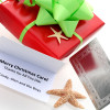 Choose from FREE  Premium aqua or holiday Red Gift Wrapping