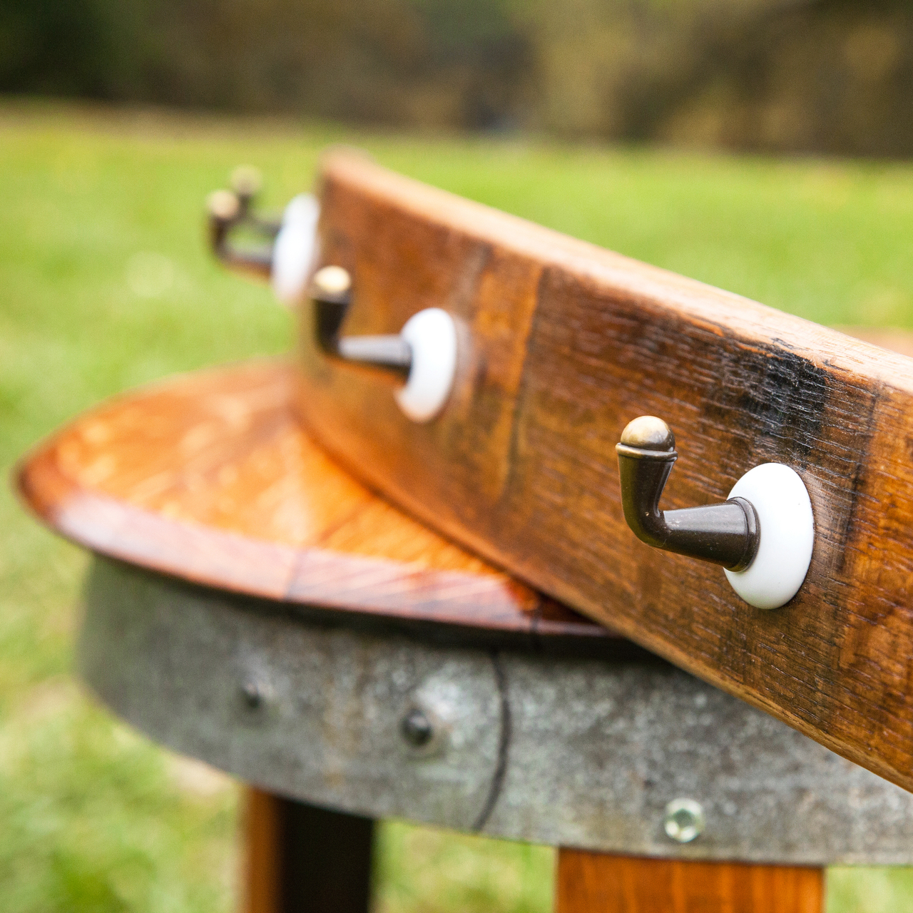 Coat Rack Wine Barrel Chairs