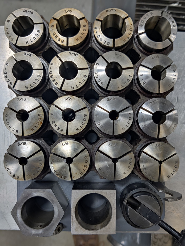 South Bend 5C Collet Storage System