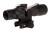 Trijicon 3x30 Compact ACOG Red Illuminated Fixed Scope - Black (TA33-C-400378) 