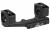 Warne LRSKEL1TW 20MOA Extended Skeletonized 1" MSR Mount - Black 