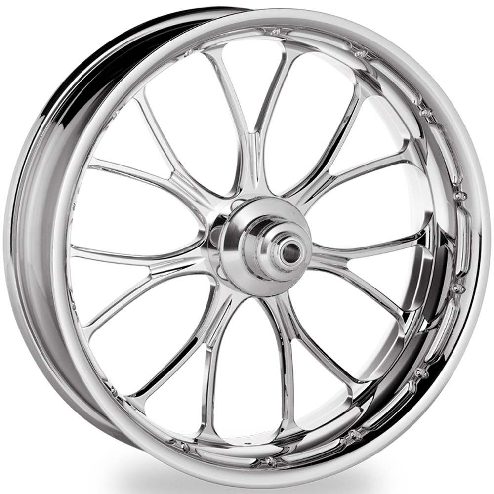 Performance Machine PM Heathen Chrome Custom Motorcycle Wheel ...