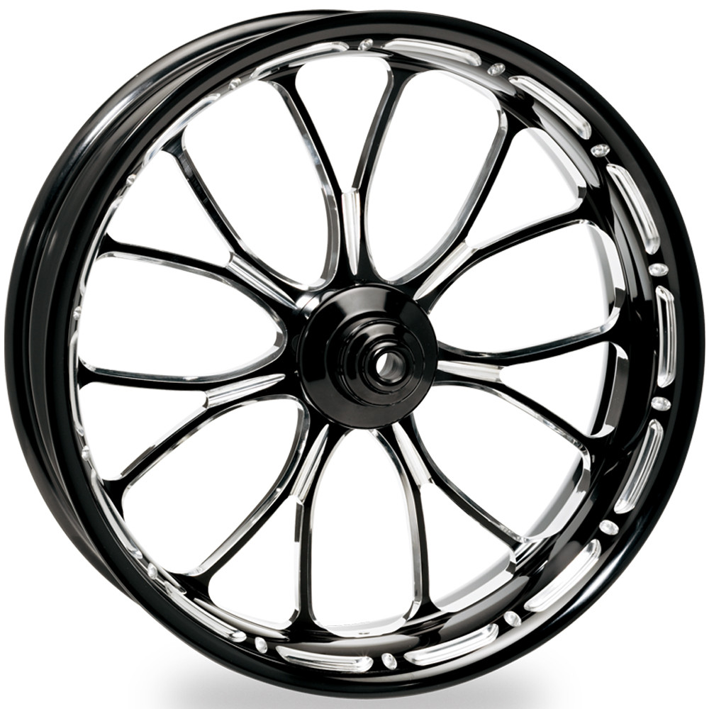 Performance Machine PM Heathen Platinum Cut Custom Motorcycle Wheel ...