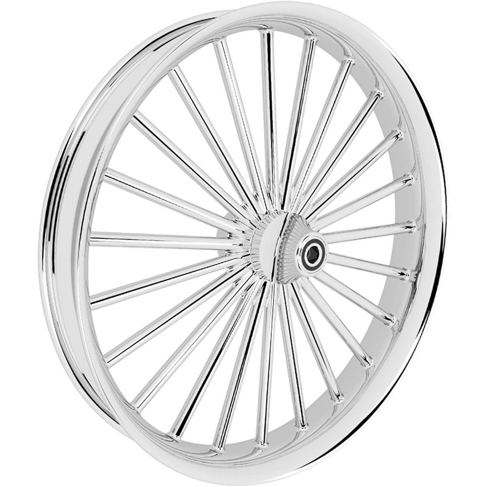 SMT Machining Magnum Chrome Custom Motorcycle Wheel Package