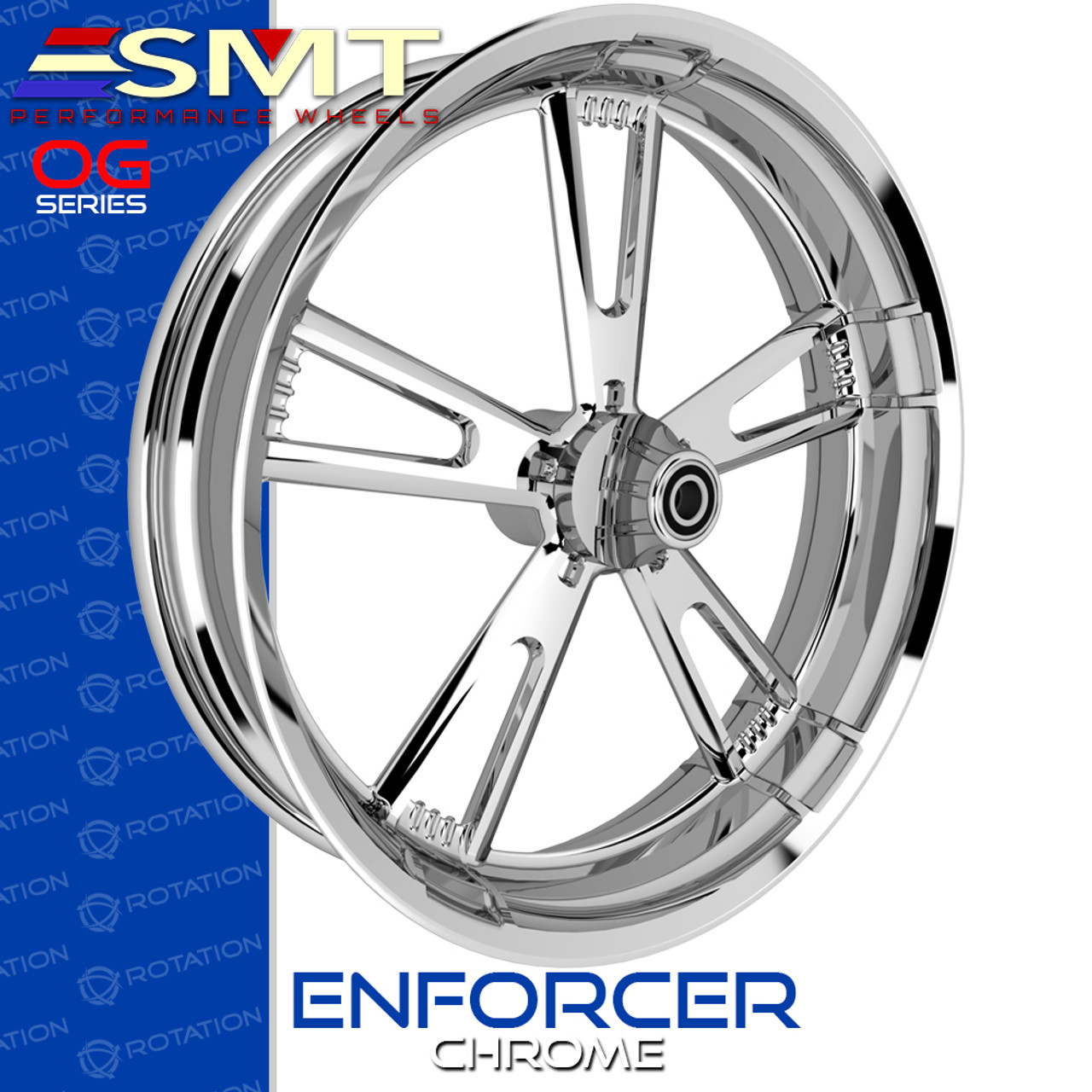 SMT Machining Enforcer Custom Motorcycle Wheel