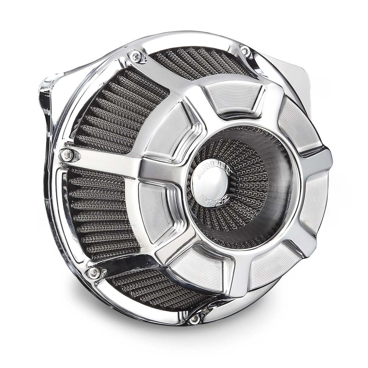 Arlen Ness Beveled Inverted Air Cleaner Chrome | RotationWheels.com