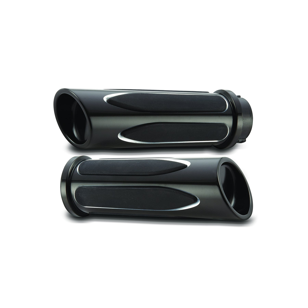 Arlen Ness Deep Cut Comfort Series Grips Black Harley