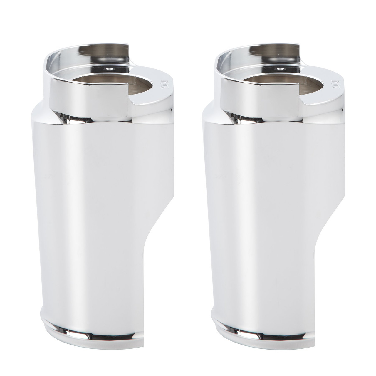 Arlen Ness Smooth Fork Boots Fat Tire Chrome Arlen Ness Smooth Fork Boots Fat Tire Chrome