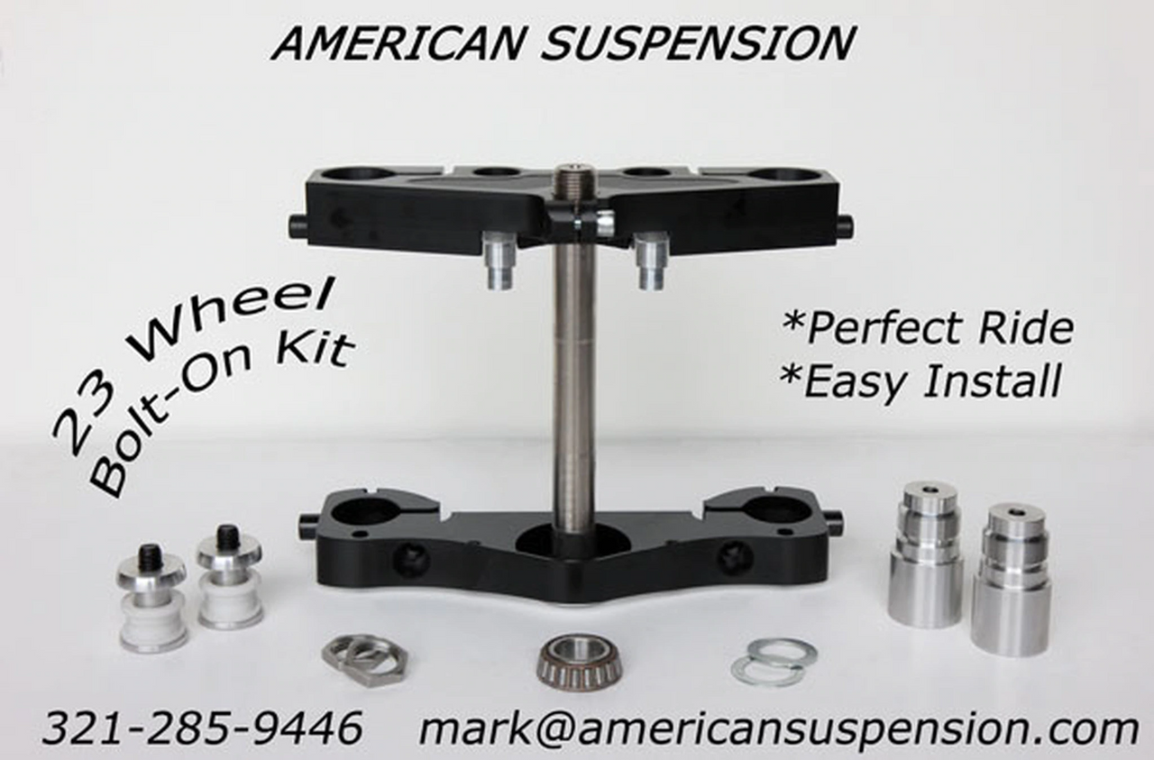 American Suspension Triple Tree Kit for 23" Wheel
