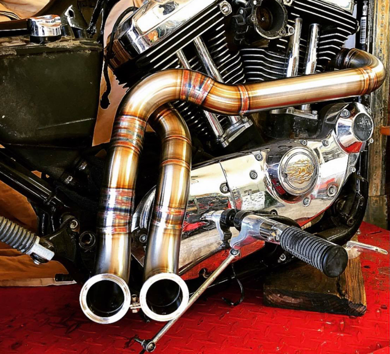 Graffeo shop exhaust harley