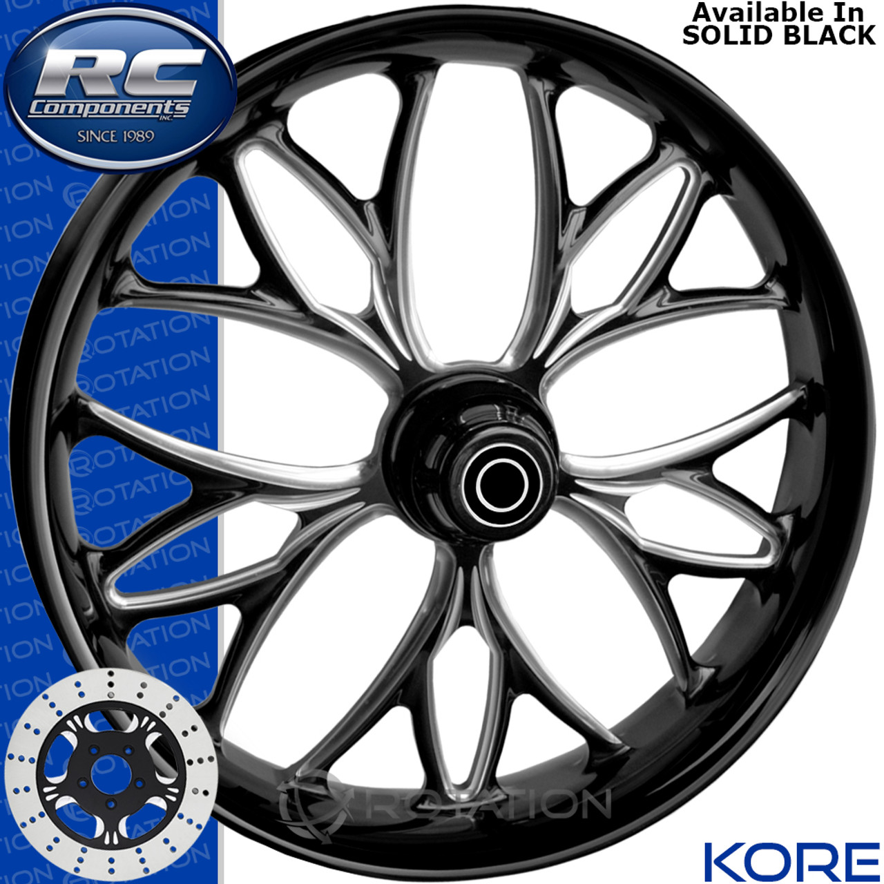 RC Component Kore Eclipse Softail Dyna VRod Sportster Wheel RC Component Kore Eclipse Softail Dyna VRod Sportster Wheel