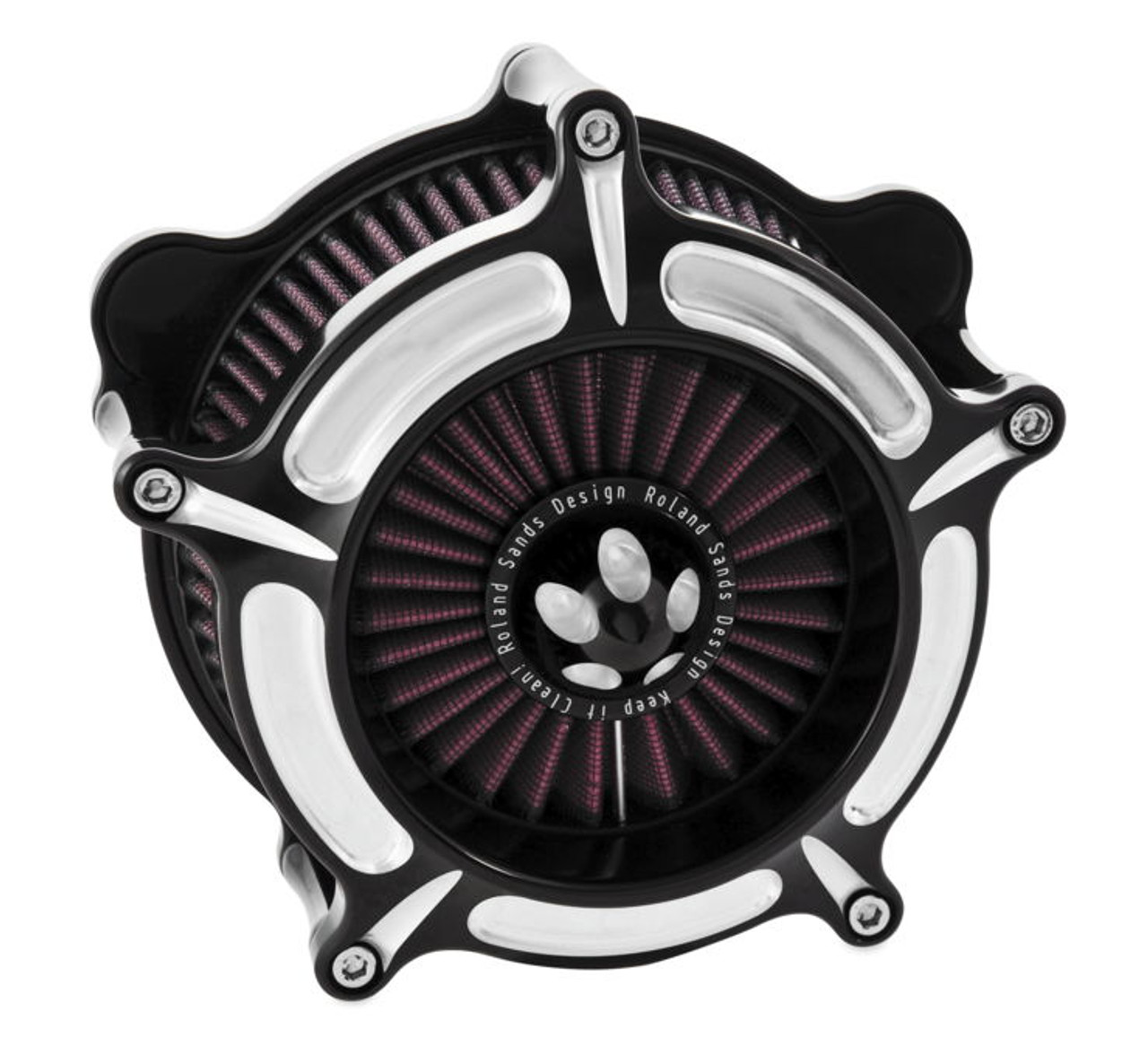 Roland Sands Design Turbine Air Cleaner Contrast Cut 08-16 FL HOT DEAL!