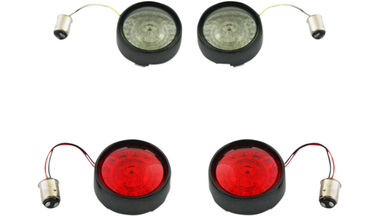 Custom Dynamics LED Turn Signal Conversion Kit Black 2014+ Harley