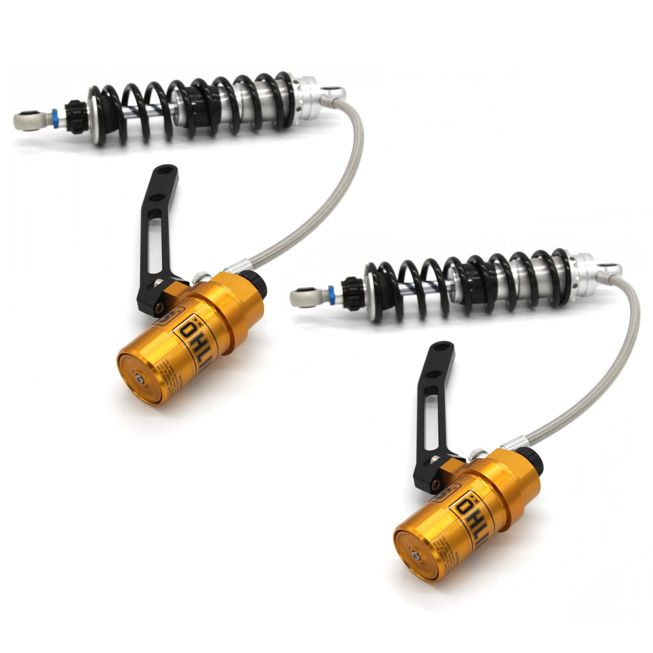 Ohlins STX36 Reservoir 13" Rear Shocks Harley Touring