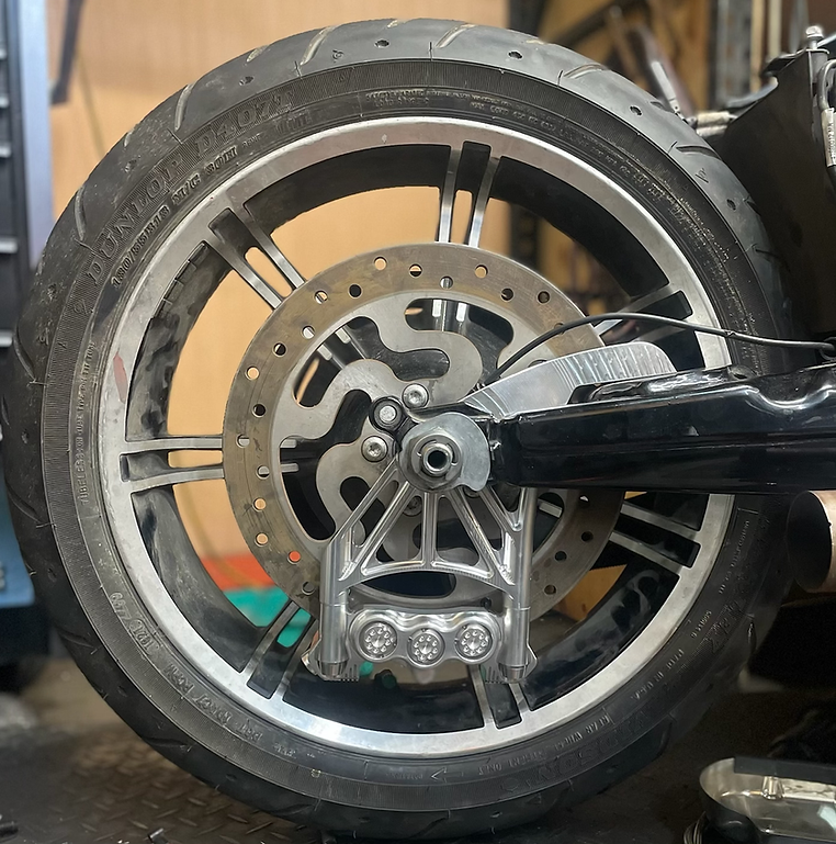 Biston Rear Brake American Suspension Radial 6 Piston Rear Brake Caliper Harley ...