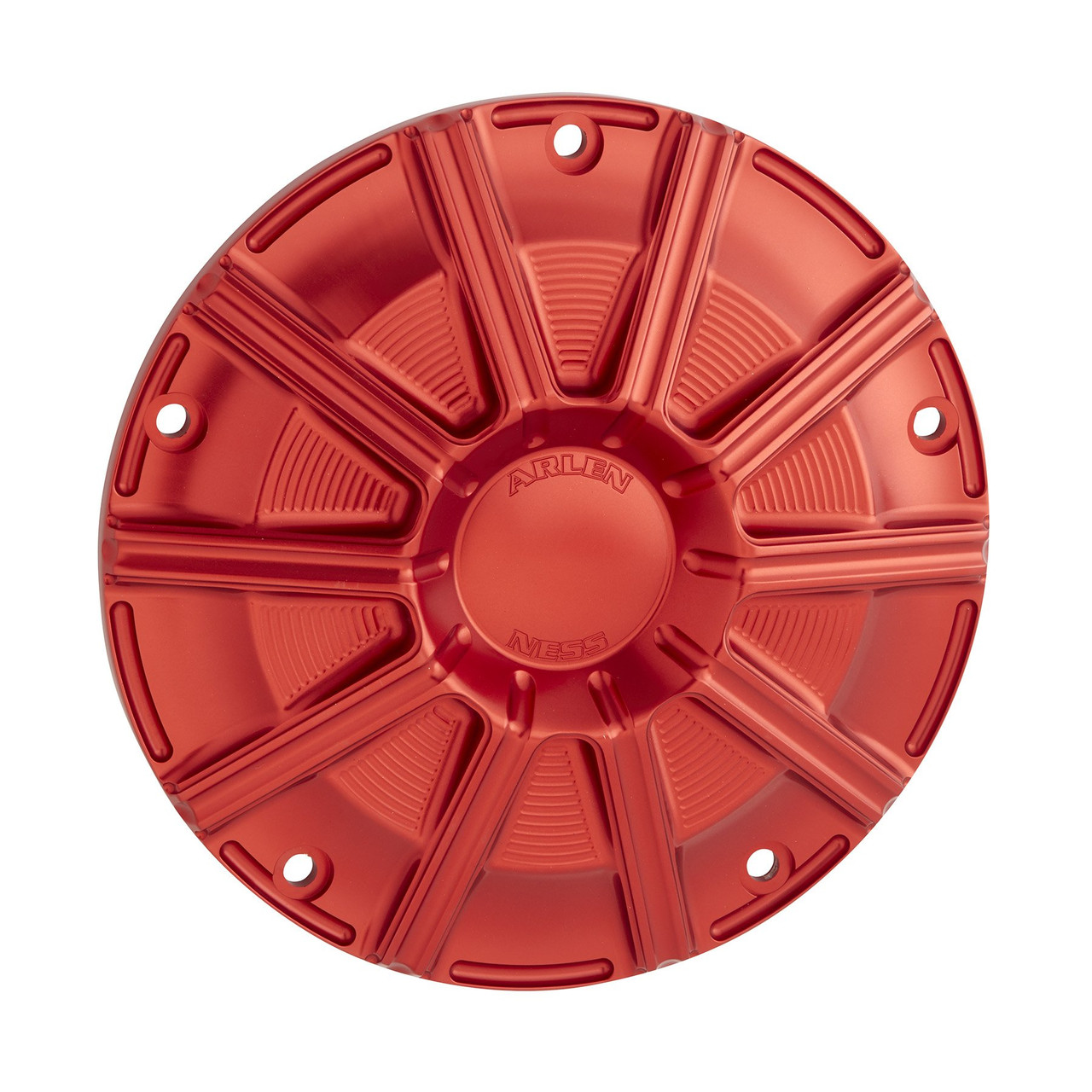 Arlen Ness 10 Gauge Derby Cover Red