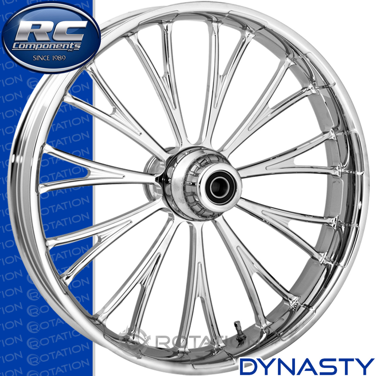 RC Components Dynasty Chrome Trike Motorcycle Wheel RC Components Dynasty Chrome Trike Motorcycle Wheel