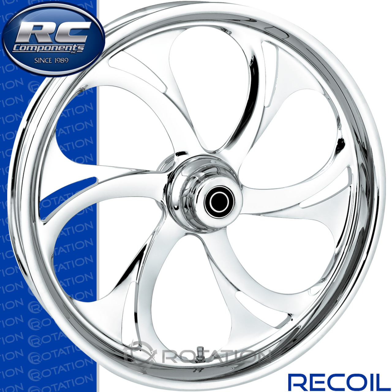 RC Components Recoil Chrome Trike Motorcycle Wheel RC Components Recoil Chrome Trike Motorcycle Wheel