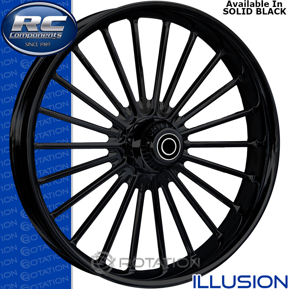 RC Components Illusion Black Trike Motorcycle Wheel