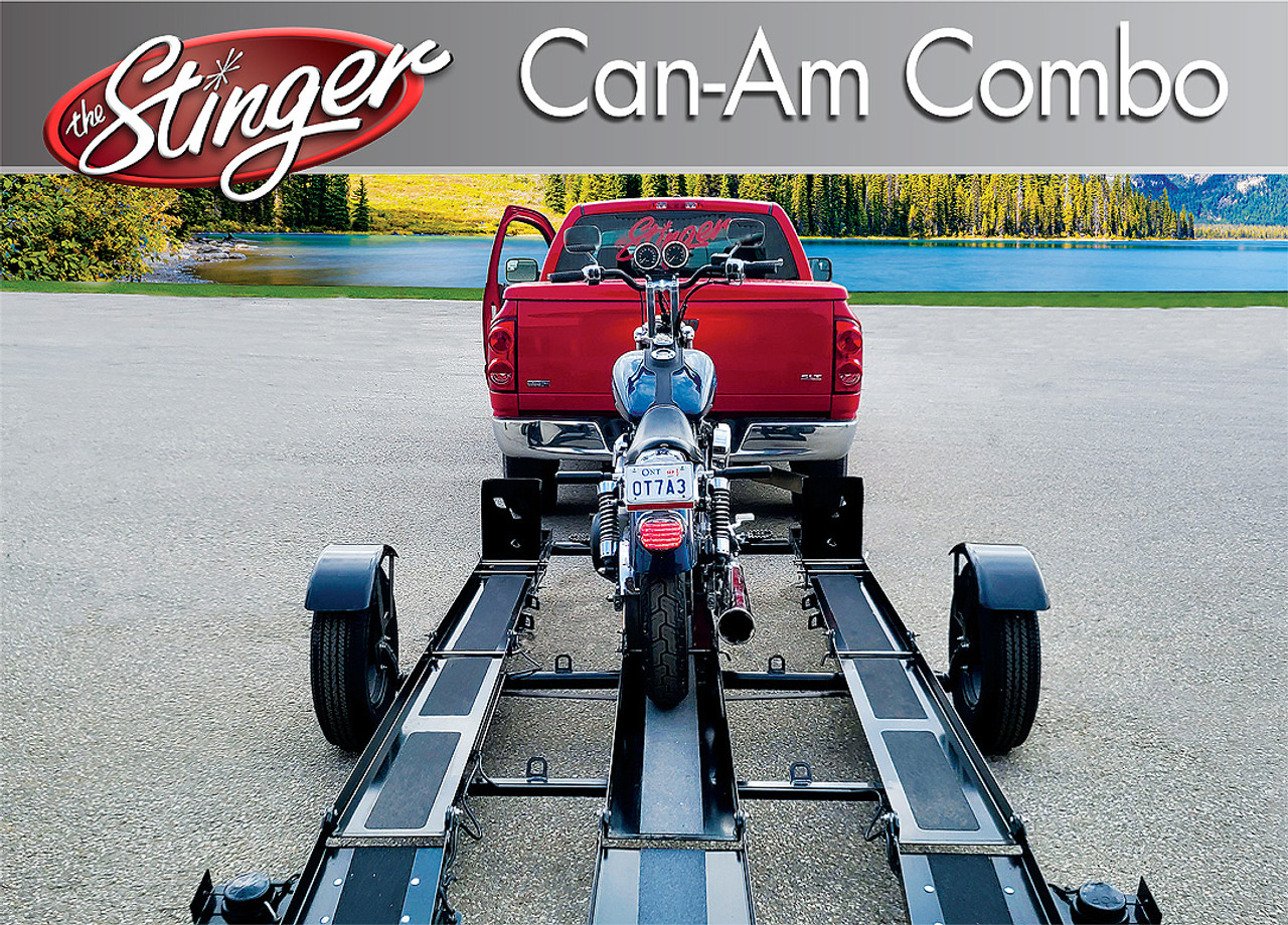 Stinger Harley/Can-Am Combo Folding Trailer | RotationWheels.com