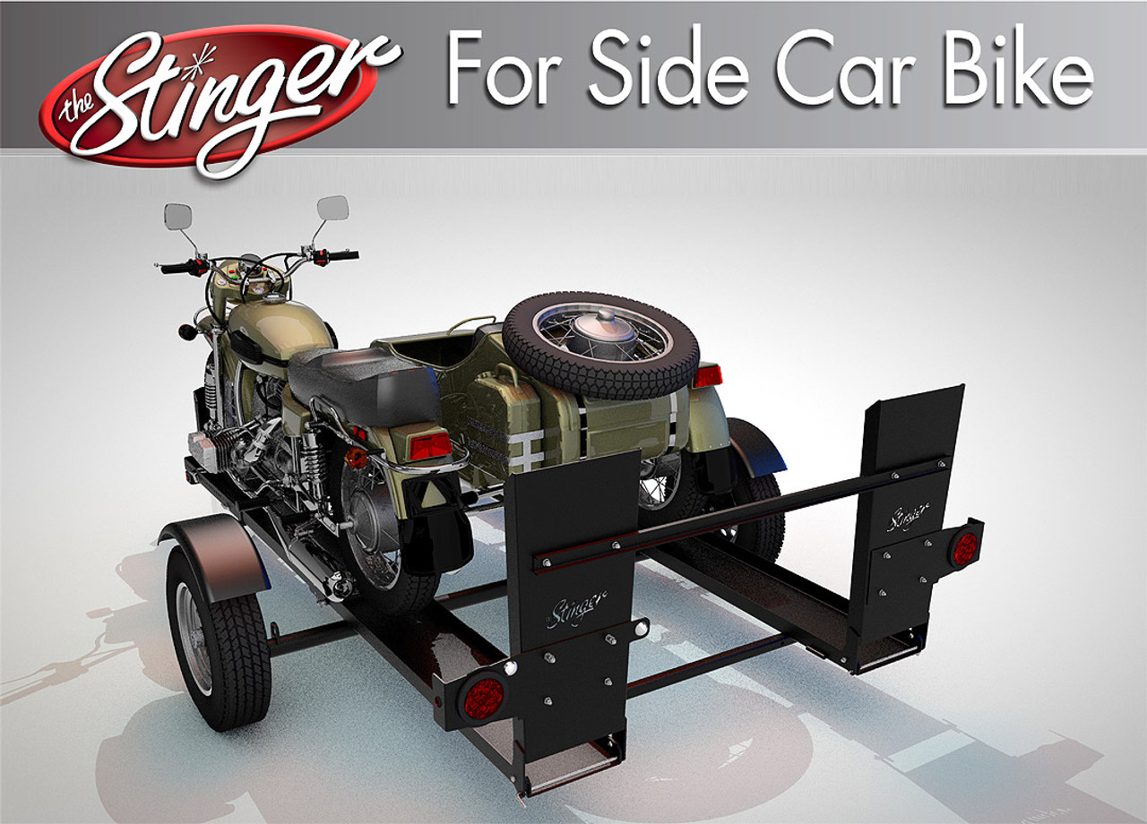 Stinger Motorcycle w/ Side Car Folding Trailer Stinger Motorcycle w/ Side Car Folding Trailer