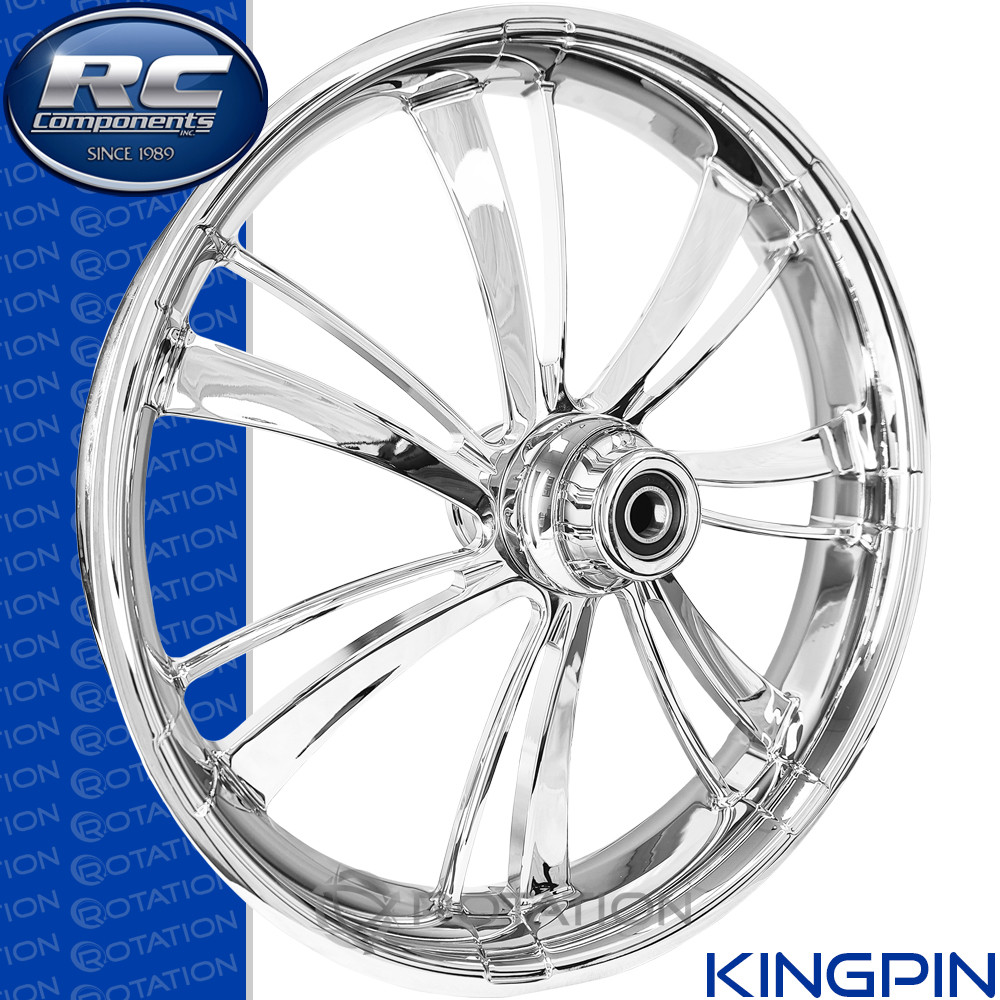 RC Components Kingpin Chrome Trike Motorcycle Wheel