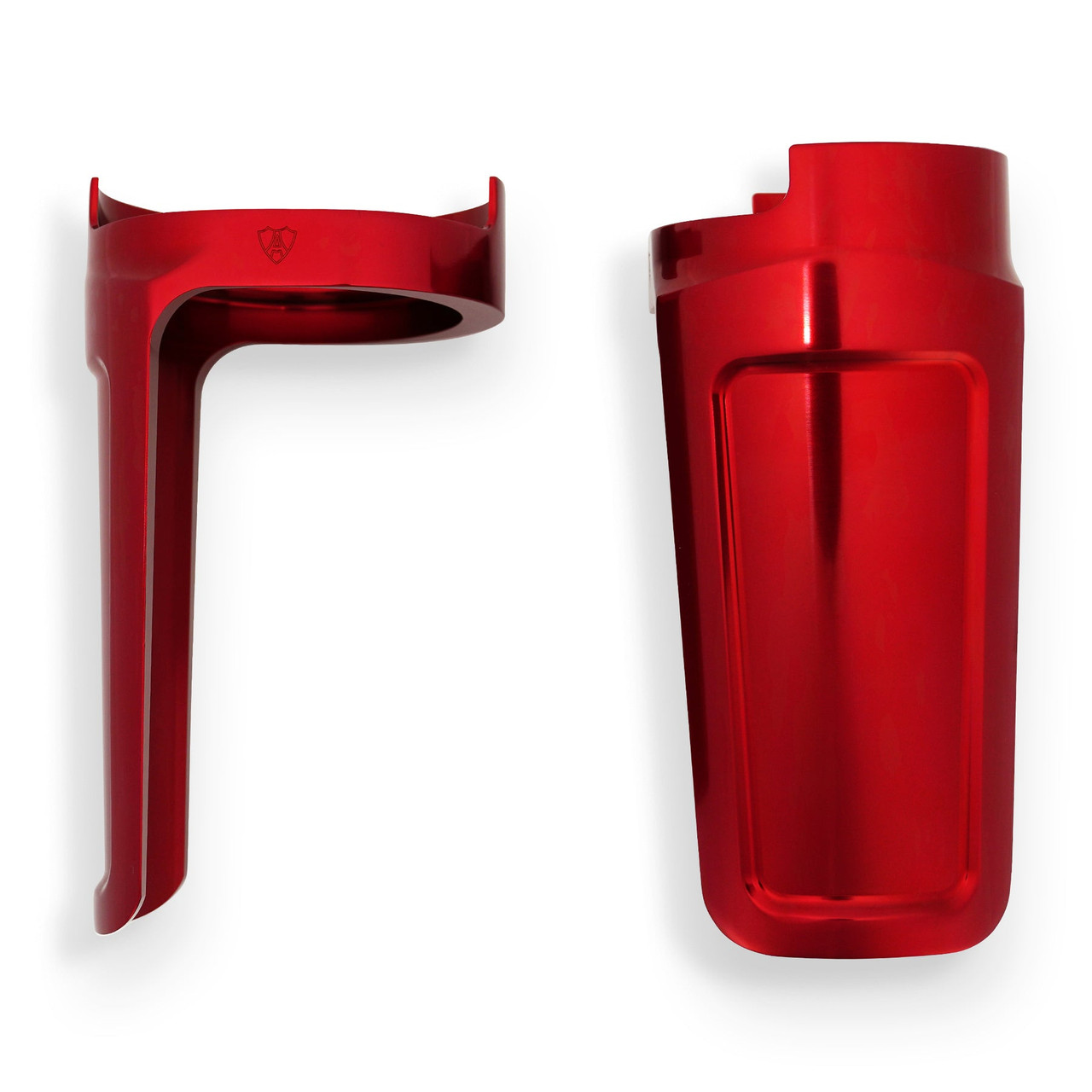 Arlen Ness Method Bagger Fork Guards Red Arlen Ness Method Bagger Fork Guards Red