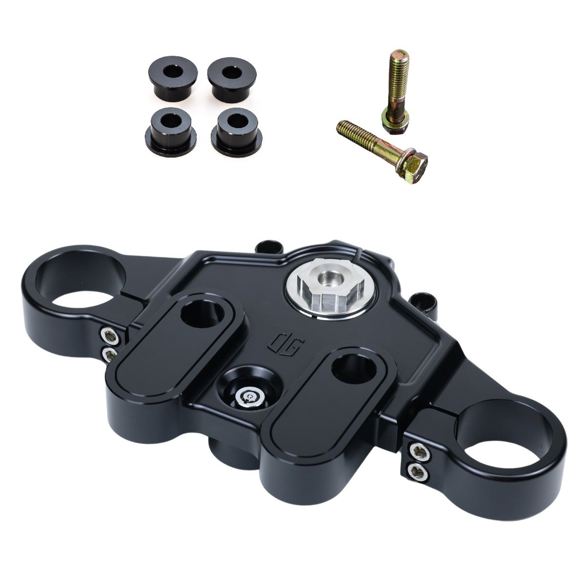 Original Garage OG Moto Top Triple Tree Black Harley Touring Kit