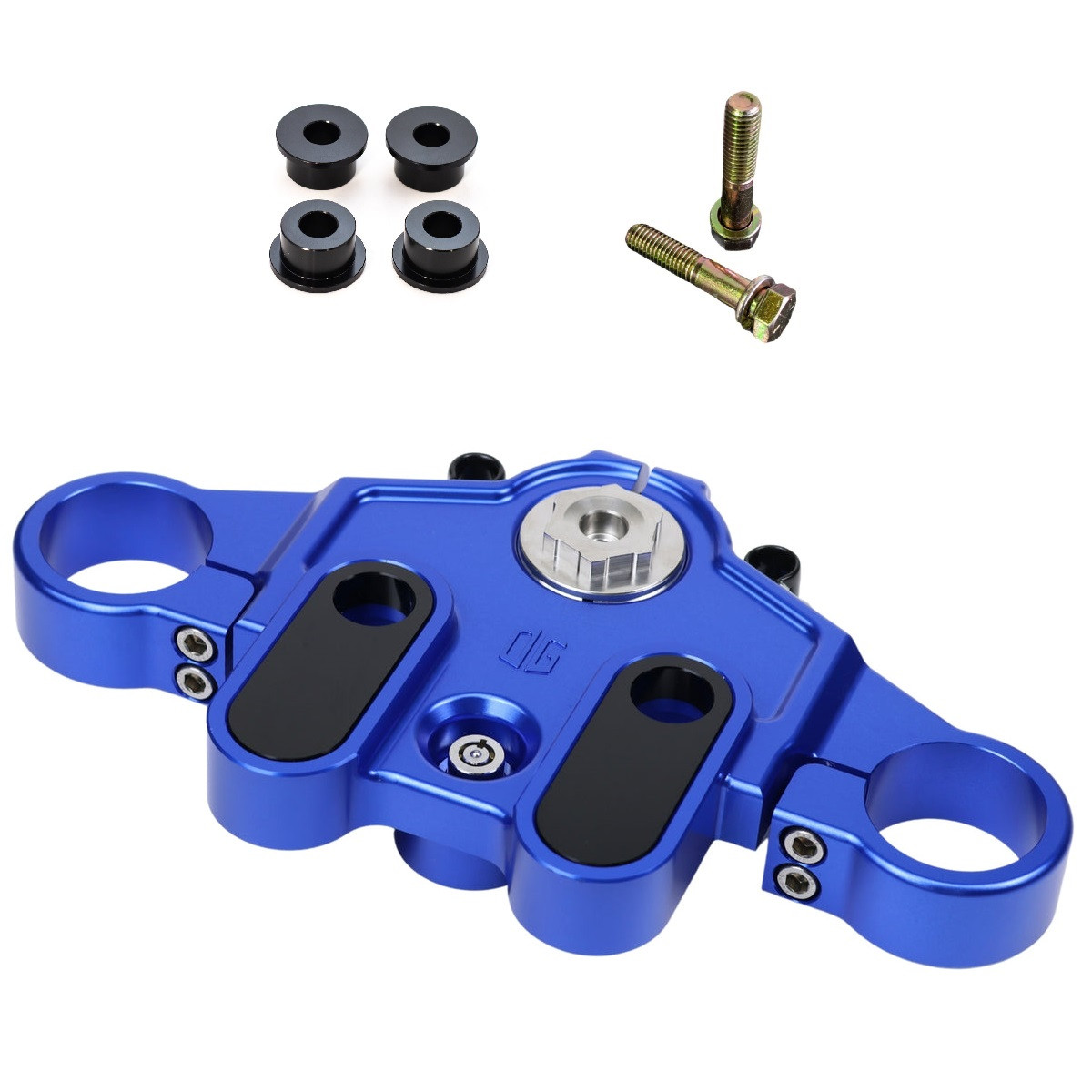 Original Garage OG Moto Top Triple Tree Blue 2024+ Harley Touring