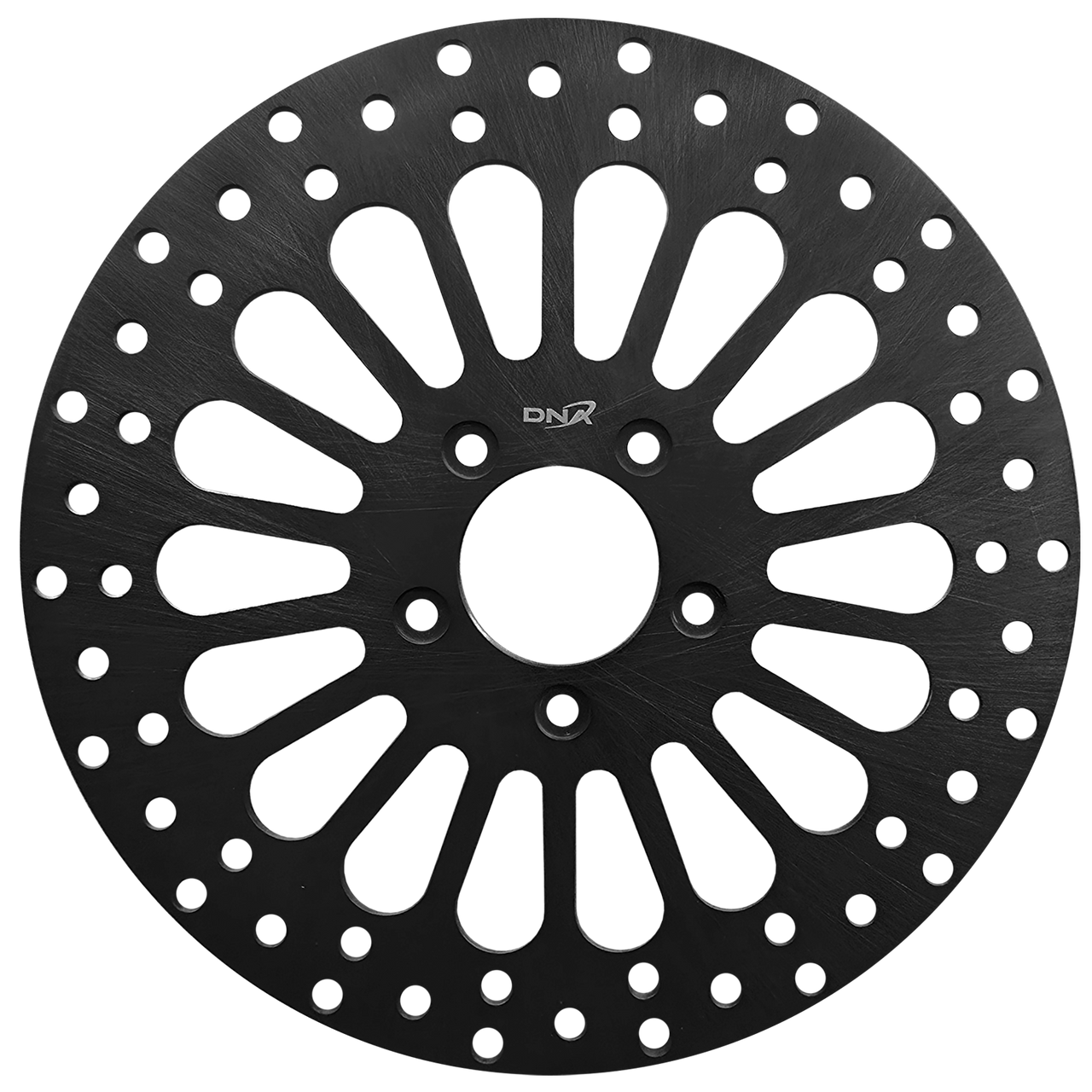 Super Spoke Stainless Steel 1 Piece Rotor Black