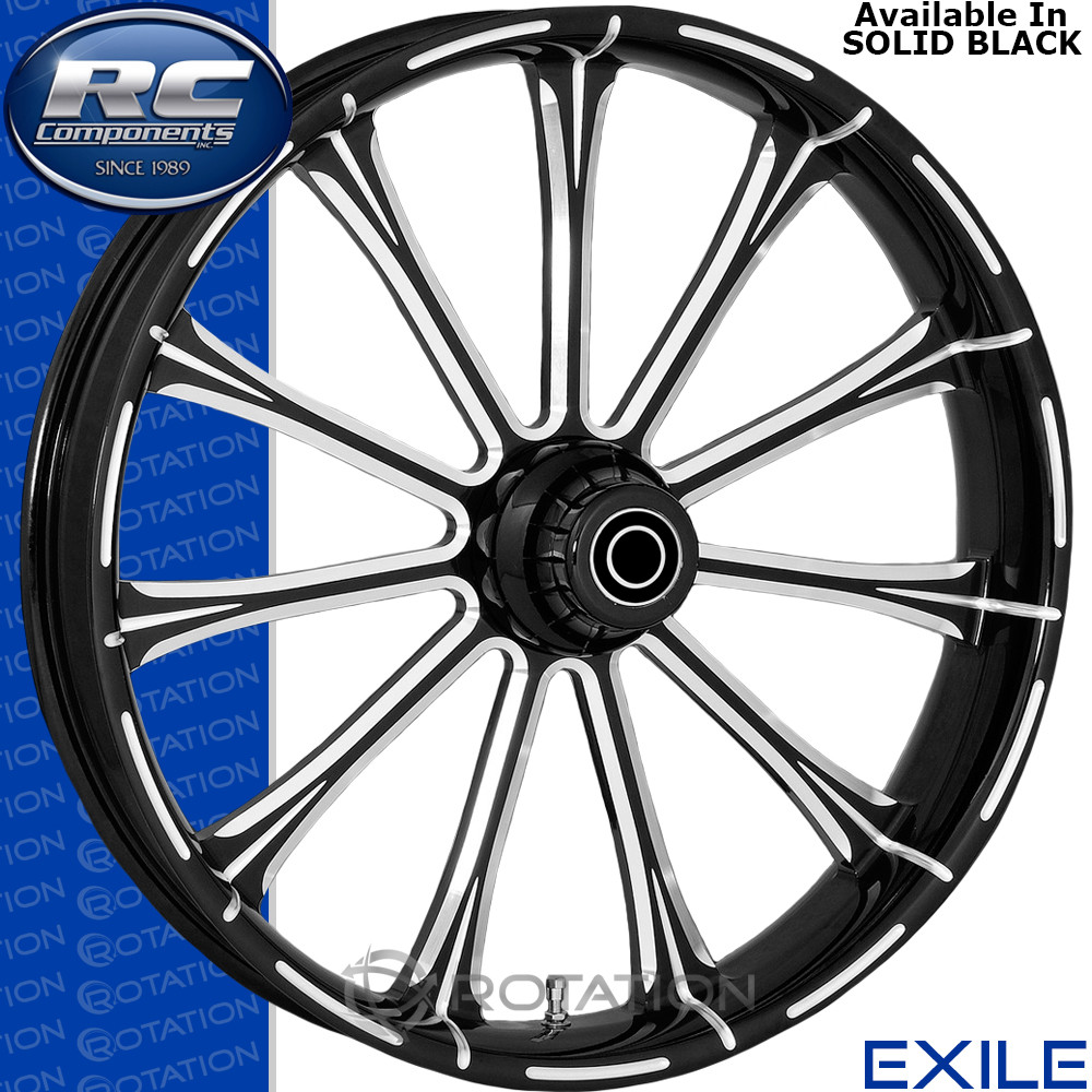Exile Wheel RC Rear Components - ⁄ Front (Harley Race Comp Eclipse