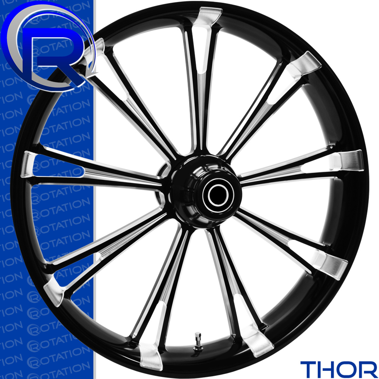 Rotation Thor DarkSide Custom Motorcycle Wheel Rotation Thor DarkSide Custom Motorcycle Wheel