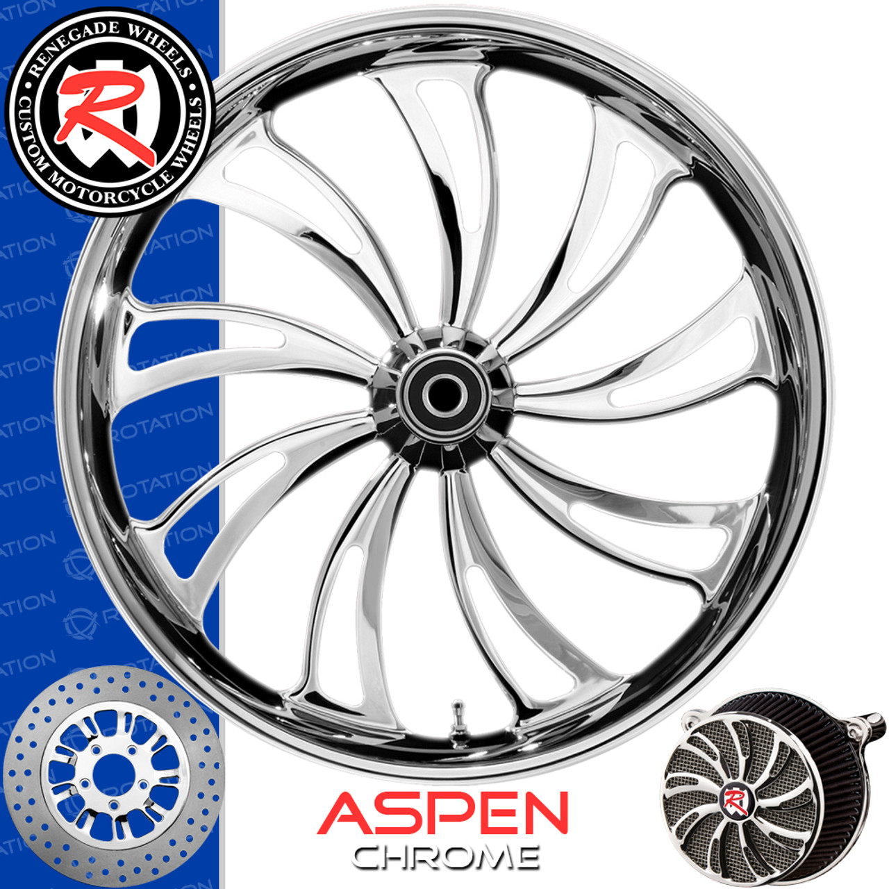 Renegade Wheels Aspen Chrome Wheel