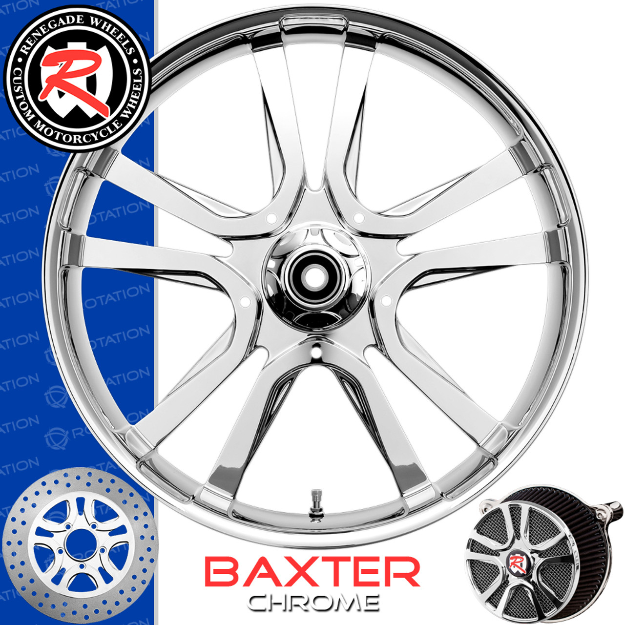 Renegade Wheels Baxter Chrome Wheel