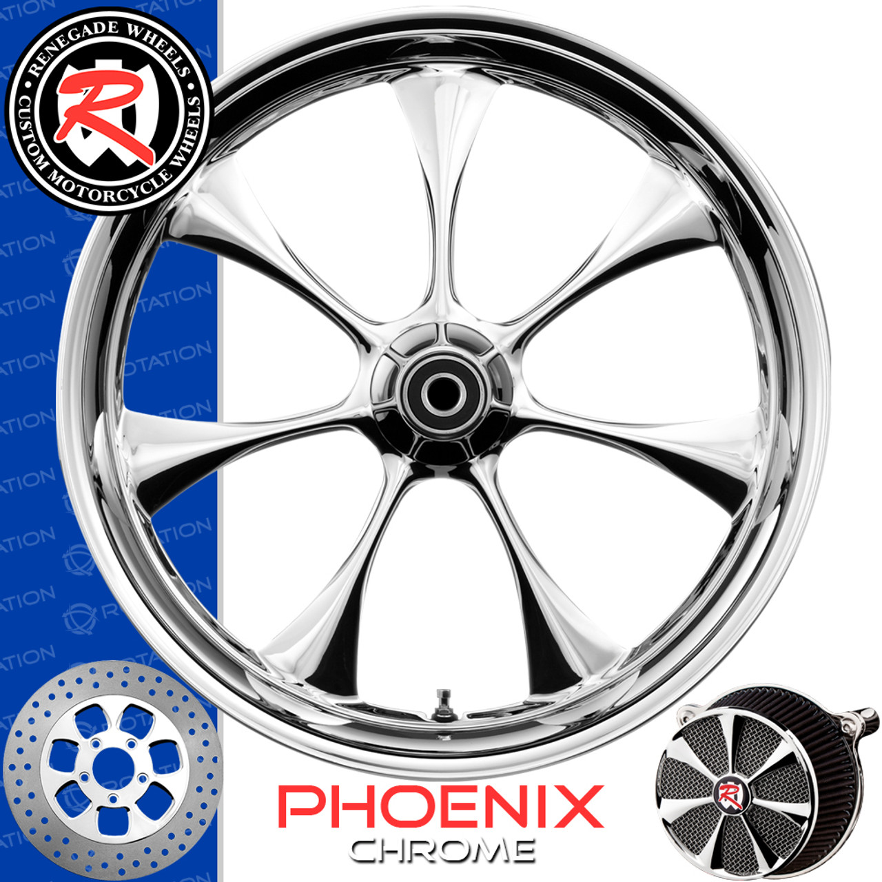 Renegade Wheels Phoenix Chrome Wheel