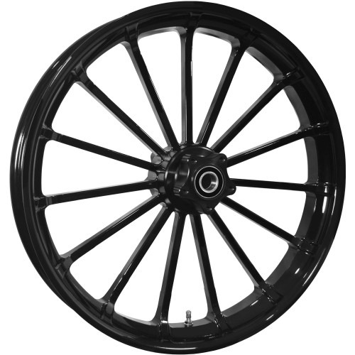 Replica Talon Black Custom Motorcycle Wheel | RotationWheels.com