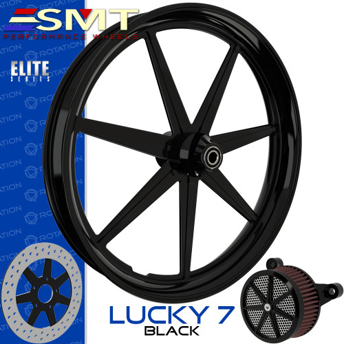 SMT MachiningLucky 7 Chrome Harley Wheel | rotationwheels.com