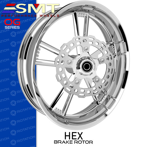 SMT Machining OG1 Enforcer Chrome Harley Wheel | rotationwheels.com
