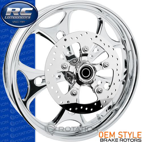 RC Components Holeshot Chrome Harley Wheel | rotationwheels.com