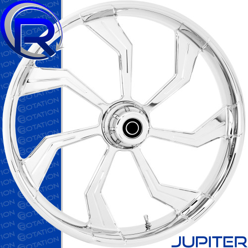 Rotation Jupiter Chrome Custom Motorcycle Wheel Rotation Jupiter Chrome Custom Motorcycle Wheel