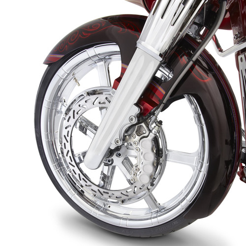 Arlen Ness Deep Cut Fork Cans Chrome | RotationWheels.com