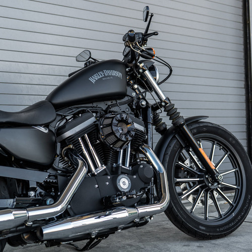 Arlen Ness 10 Gauge Inverted Air Cleaner All Black Harley