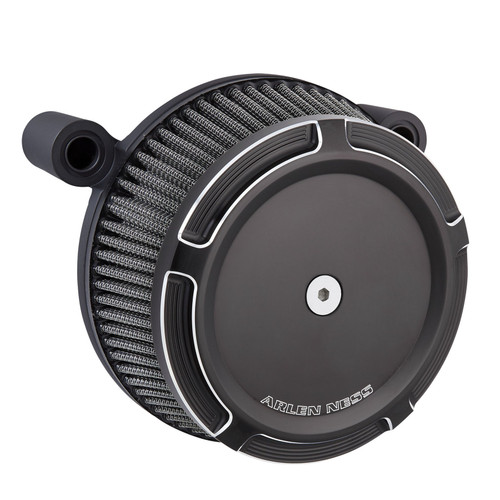 Arlen Ness Beveled Stage 1 Big Sucker Black Arlen Ness Beveled Stage 1 Big Sucker Black