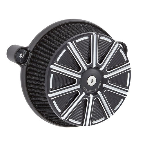 Arlen Ness 10 Gauge Inverted Air Cleaner Contrast | RotationWheels.com