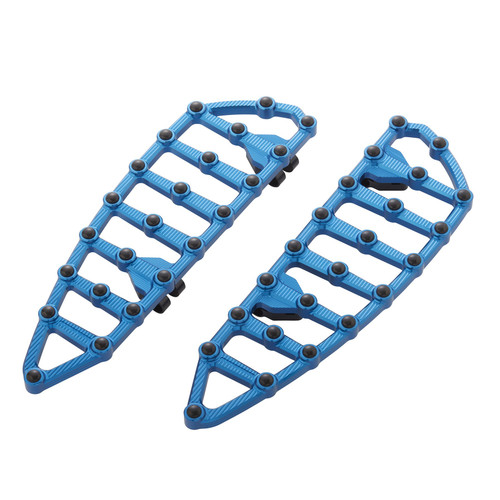 Arlen Ness MX Driver Floorboards Blue