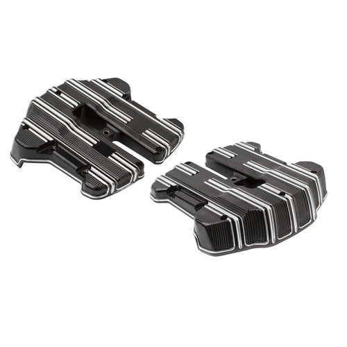 Arlen Ness 10-Gauge M8 Rocker Box Top Cover Black Cut Harley