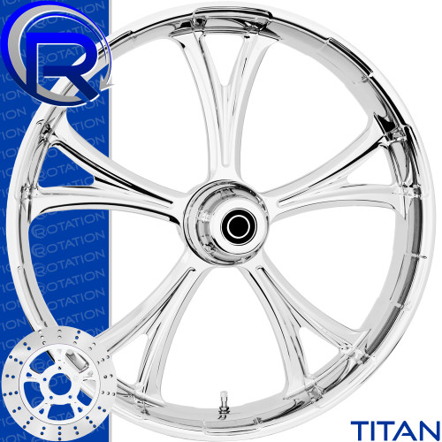 Rotation Titan Chrome Metric Cruiser Wheel Rotation Titan Chrome Metric Cruiser Wheel
